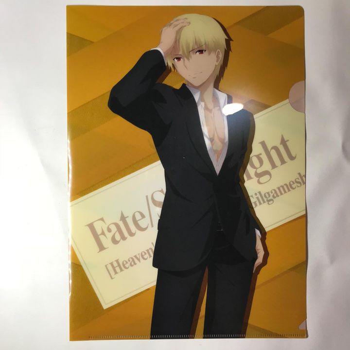 Fate X LAWSON A4 Clear File Gilgamesh