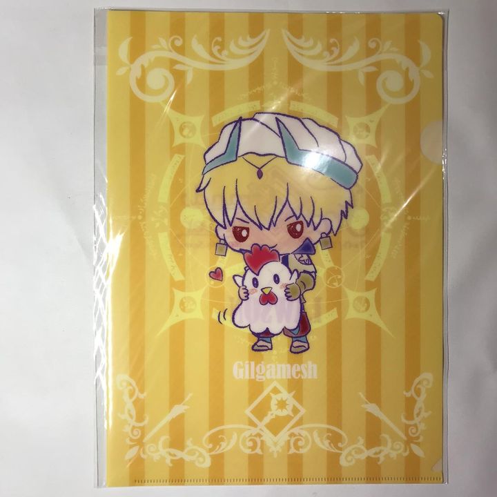 Fate X LAWSON A4 Clear File Gilgamesh Design Produced By Sanrio