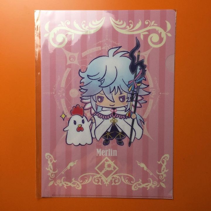 Fate X LAWSON A4 Clear File Merlin Design Produced By Sanrio
