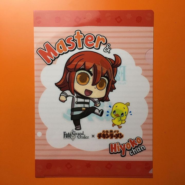 Fate X Chicken Ramen A4 Clear File Gudako