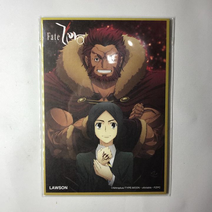 Fate / Zero X LAWSON Mini Shikishi Rider & Velvet Waver 