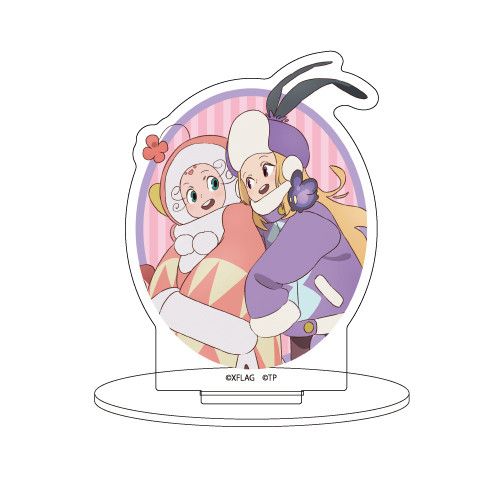 Chara Acrylic Figur Pandora to Akubi 02 Pandora & Akubi Pink (Winter)