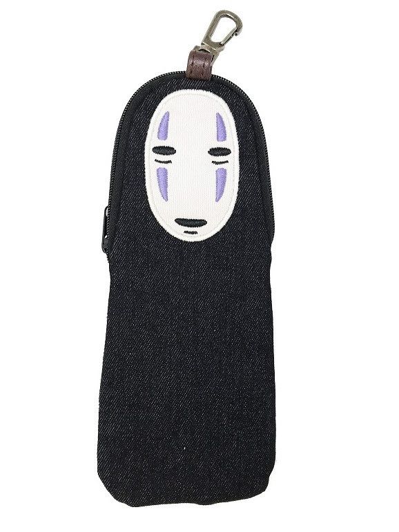 Studio Ghibli Diecut Denim Pouch Spirited Away 4 No-face