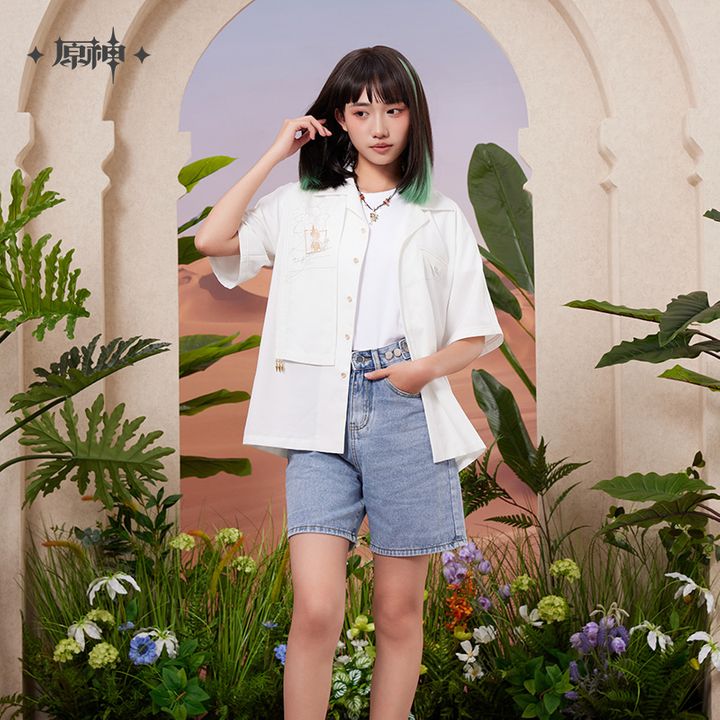 Tighnari Verdant Strider Yulin and Feisha Series Short Sleeve Shirt ...