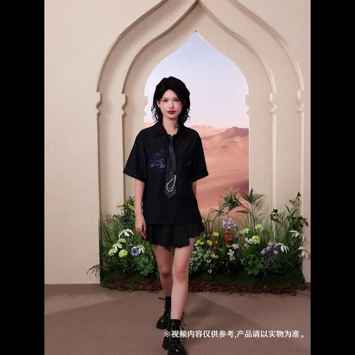 Cyno Judicator of Secret Yulin and Feisha Series Short Sleeve Shirt ...