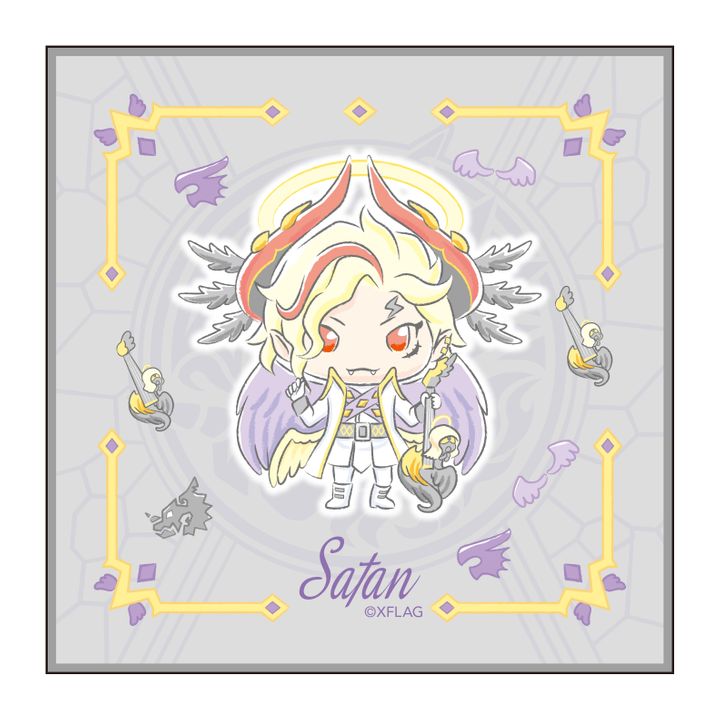 Monster Strike Design produced by Sanrio Hand Towel Satan