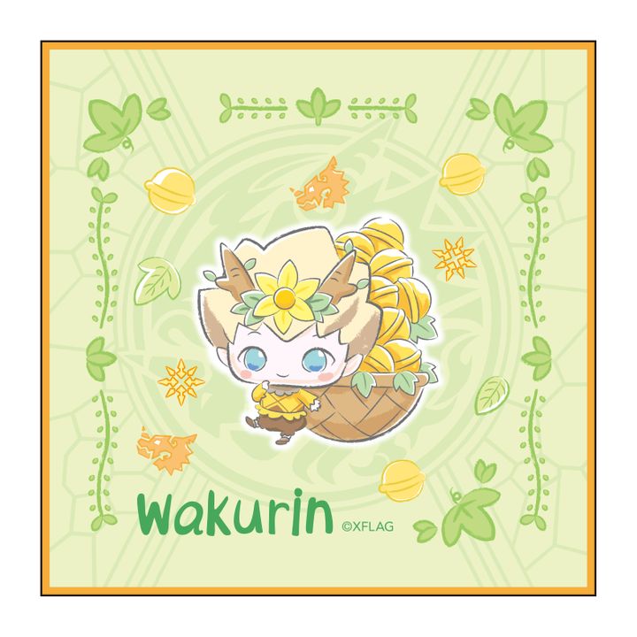 Monster Strike Design produced by Sanrio Hand Towel Wakurin