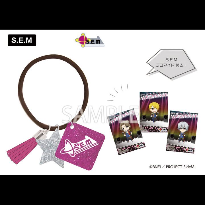 The Idolmaster SideM Rubber Bracelet Eformed Bromide Set S.E.M