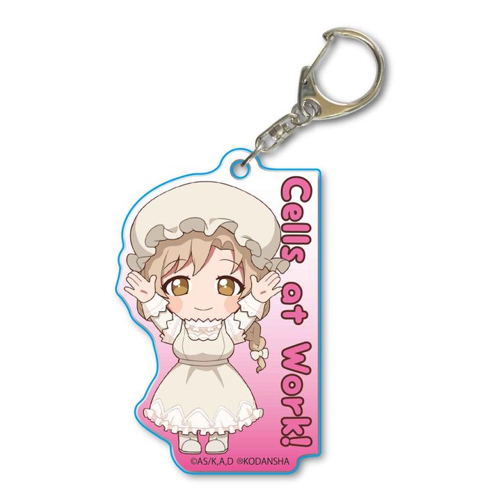 Cells at Work! Banzai Acrylic Key Chain Macrophage