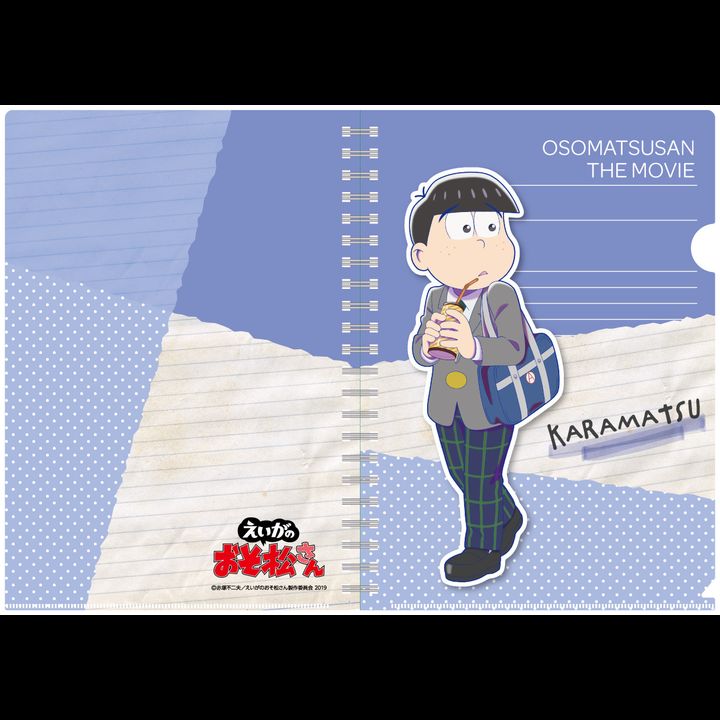 Osomatsu-san The Movie Original Illustration A4 Clear File Karamatsu