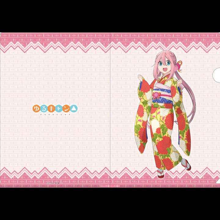 Yurucamp Original Illustration A4 Clear File Nadeshiko