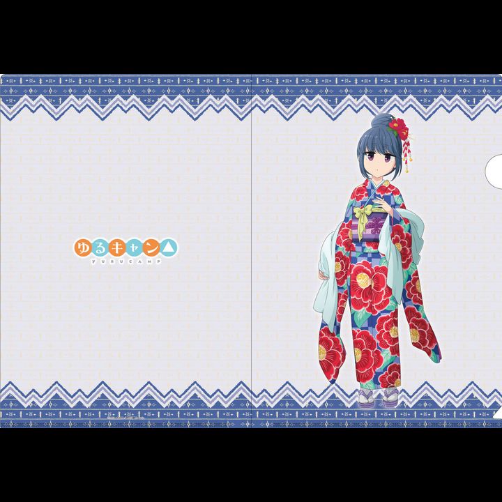 Yurucamp Original Illustration A4 Clear File Rin