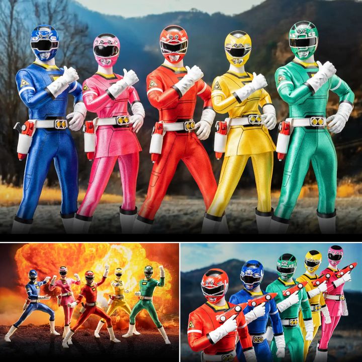 [Set of 5] FigZero 1/6 Action Figure Power Rangers Turbo Set | Kyou ...