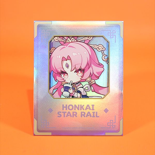 Fu Xuan Card Sticker Fu Xuan Train Travel Series Q Version Character Laser Collectible Card ...