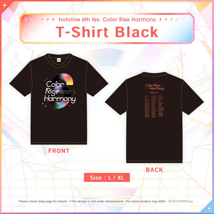 hololive 6th fes. Color Rise Harmony Concert Merchandise Essentials ...