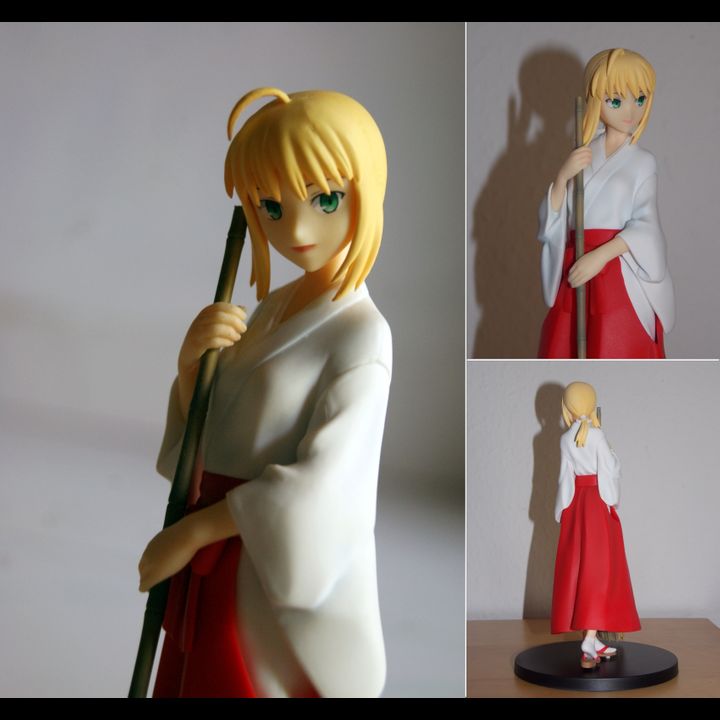Premium Figure Figure Saber - Miko Clothing Ver. (20cm)