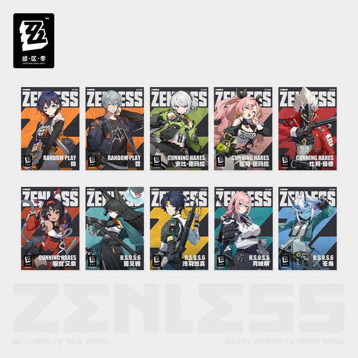 [Random] Zenless Zone Zero Six Lesson Daily Series Character Photo Card ...