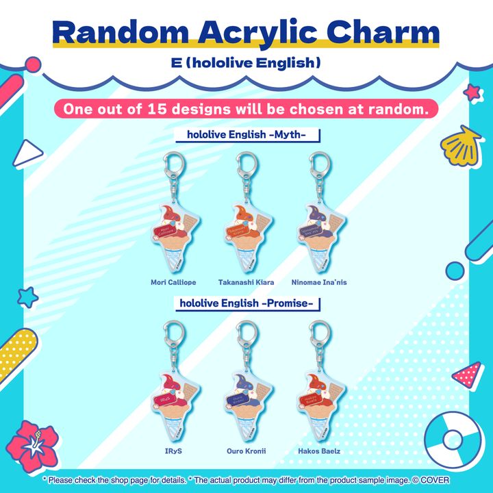 [Random] hololive English (EN) holoNatsu Paradise Merch vol.1 - Acrylic ...
