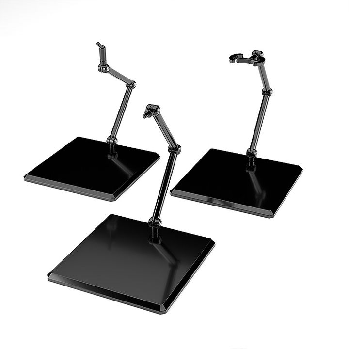 [Set of 3] The Simple Stand Black (for Figures & Models) | Kyou Hobby Shop