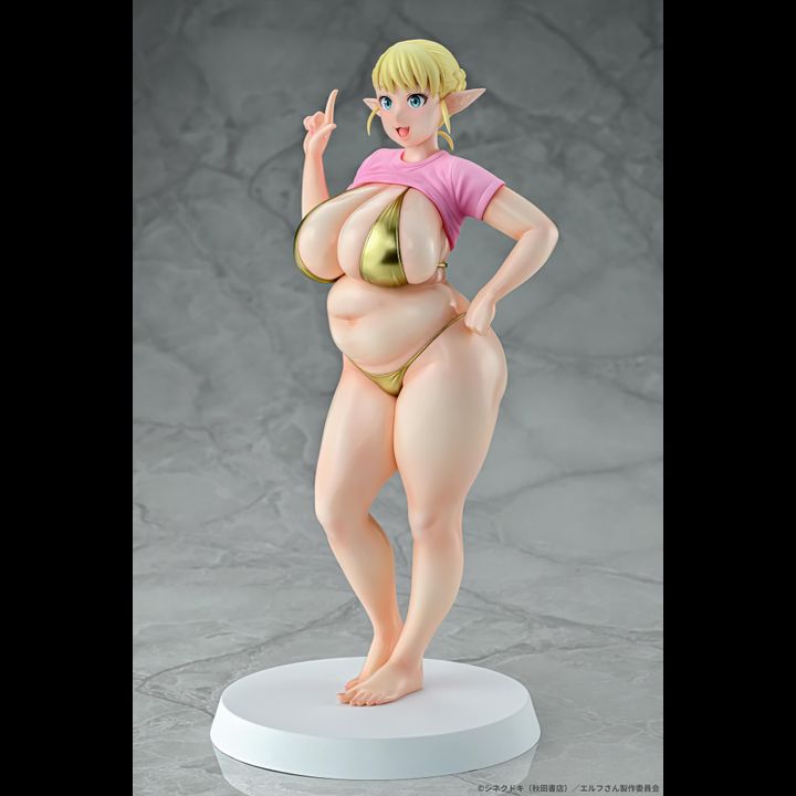 [Cast Off] PVC Figure 1/7 Elf Elfuda - Gold Ver. Elf-san wa Yaserarenai ...
