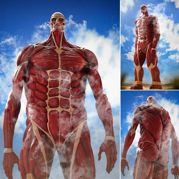 Mega Sofvi / Soft Vinyl Colossal Titan / Chou-ougata Kyojin - Shingeki ...