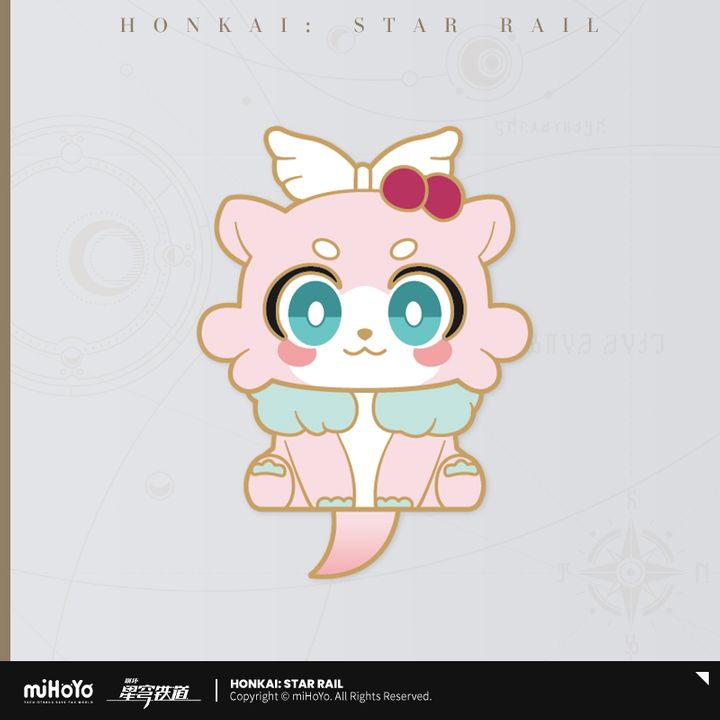 Hyacine Krenabis Chimera Awoo Awoo Series Metal Enamel Badge - Honkai ...
