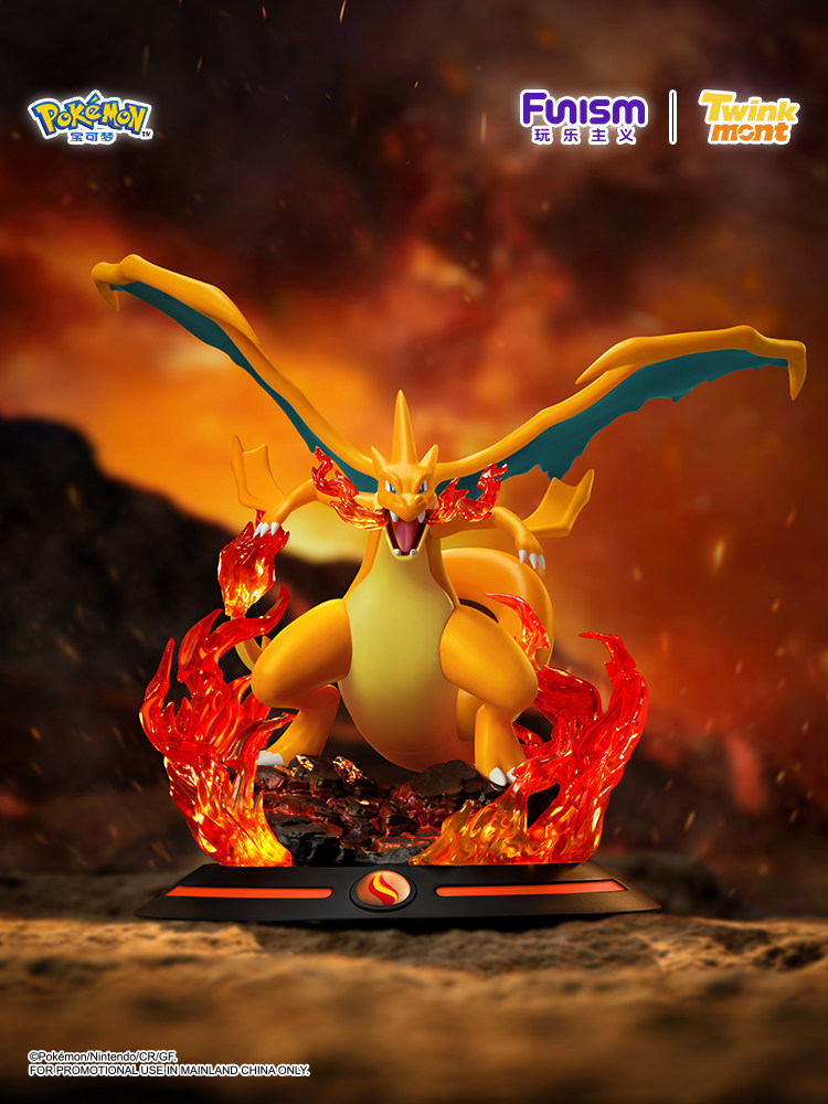 Lizard Prime Prime Figure Mini Mega Lizardon / Charizard Y Model - Pokemon (14cm ...