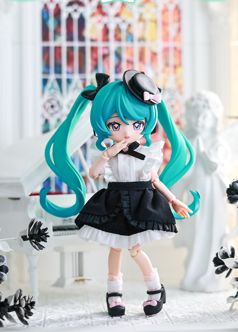 [Set of 6] Blokees DaaLaMode Series Model Kit Q Version Hatsune Miku ...