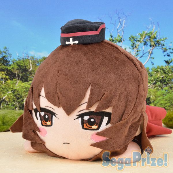Mega Jumbo Nesoberi Plush Nishizumi Maho (40X22cm)