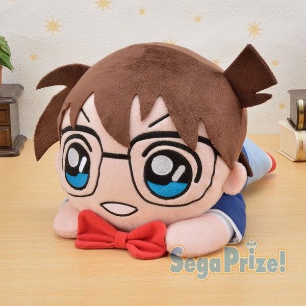 Mega Jumbo Nesoberi Plush Edogawa Conan - Chou Nekutaigata Henseiki Ver. (40X22cm)