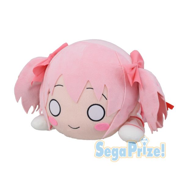 Mega Jumbo Nesoberi Plush Kaname Madoka (40X22cm)
