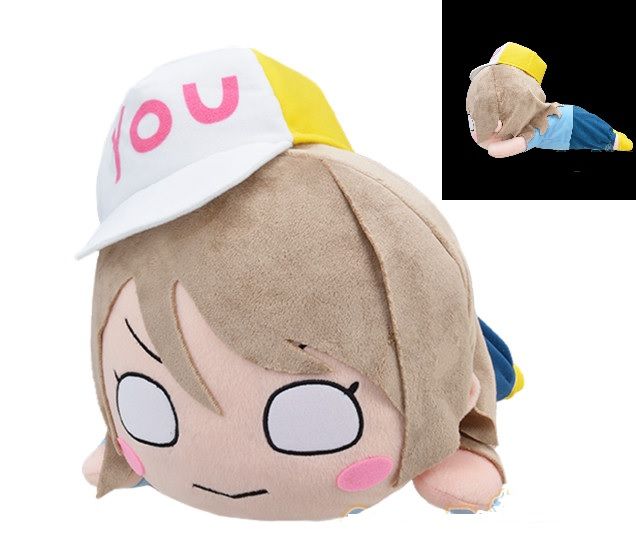Mega Jumbo Nesoberi Nuigurumi Plush Watanabe You - Training Outfit Ver.  (40x22cm)