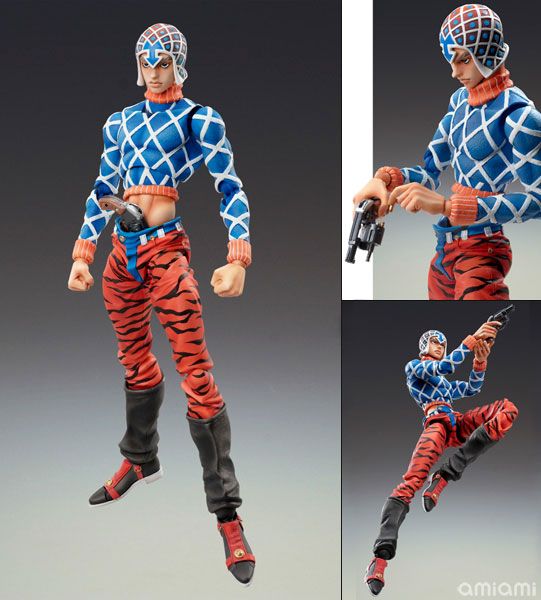 Super Action Statue Guido Mista and Sex Pistols - Hirohiko Araki Specified Color