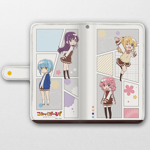 Comic Girls Book Type Smartphone Case SD Chara (L Size)