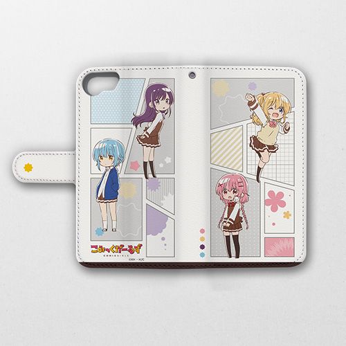 Comic Girls Book Type Smartphone Case for iPhone6/7/8 SD Chara
