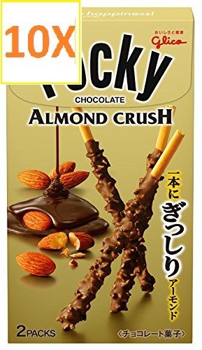 Pocky Almond Crush (Isi 10 pack)