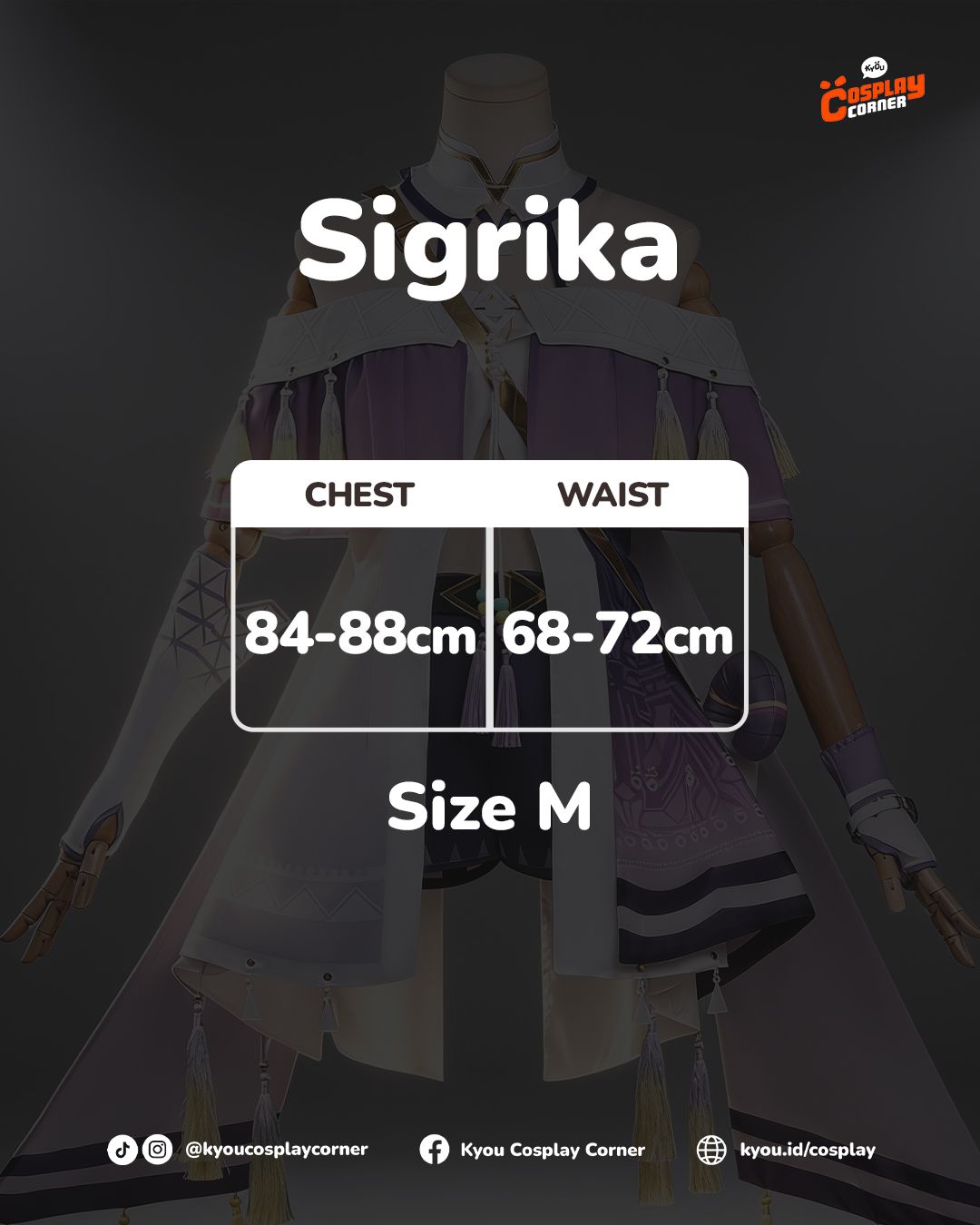 [RENT] KILIKILI Sigrika Cosplay Costume Set - Wuthering Waves (Size M ...