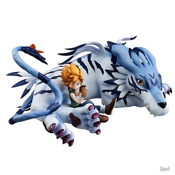 [Set of 2] GEM G.E.M. Series Figure Ishida Yamato & Garurumon - Digimon (Re-Release)