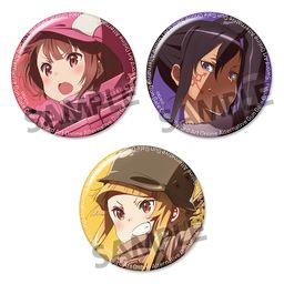 Sword Art Online Alternative Gun Gale Online Can Badge Set Key Visual