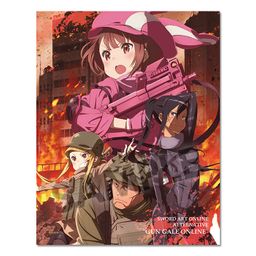Sword Art Online Alternative Gun Gale Online Multi Cloth Key Visual (Size 28x22cm)