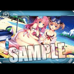 Character Rubber Mat Azur Lane Suffolk & Norfolk