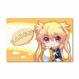 Island GyuGyutto Big Square Can Badge Kurutsu Karen