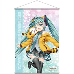 Hatsune Miku x Rascal the Raccoon 2018 B2 Tapestry