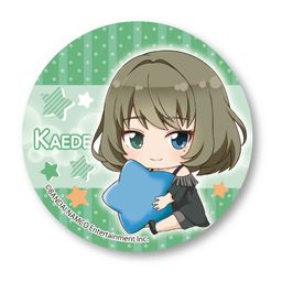 The Idolmaster Cinderella Girls GyuGyutto Can Badge Takagaki Kaede