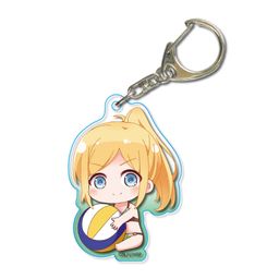Harukana Receive GyuGyutto Acrylic Key Chain Thomas Claire