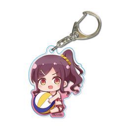 Harukana Receive GyuGyutto Acrylic Key Chain Oshiro Akari