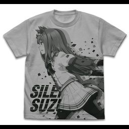 Uma Musume Pretty Derby Silence Suzuka T-shirt Light Gray