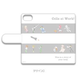 Cells at Work! Book Type Smartphone Case for iPhone