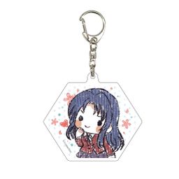 Acrylic Key Chain Hexagon Toradora! 04 Kawashima Ami (Graff Art Design)
