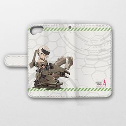 Frame Arms Girl Book Type Smartphone Case for iPhone6/7/8 Gourai